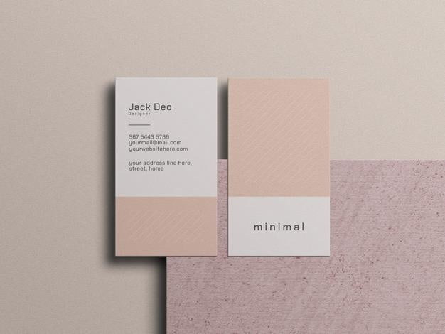 Minimal Business Card Mockup Psd