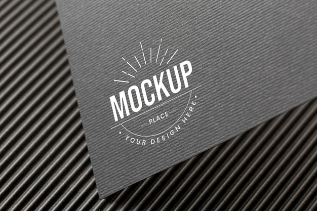 Minimal Composition With Company Branding Card Mock-Up Psd