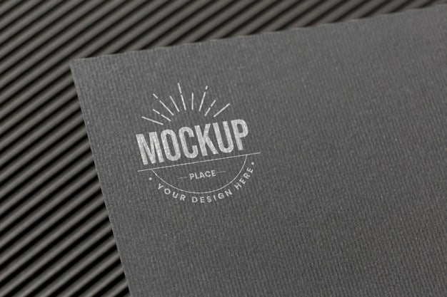 Minimal Composition With Company Branding Card Mock-Up Psd