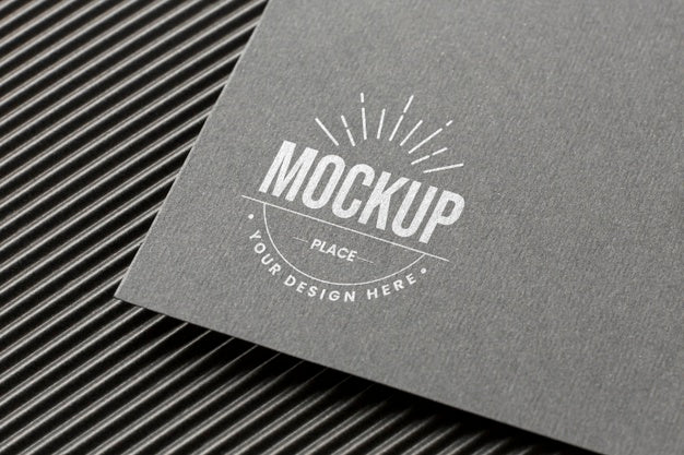 Minimal Composition With Company Branding Card Mock-Up Psd