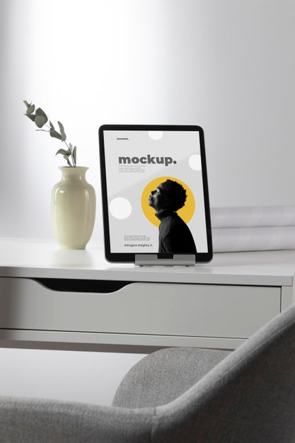 Minimal Desktop Workspace Mock-Up Design Psd