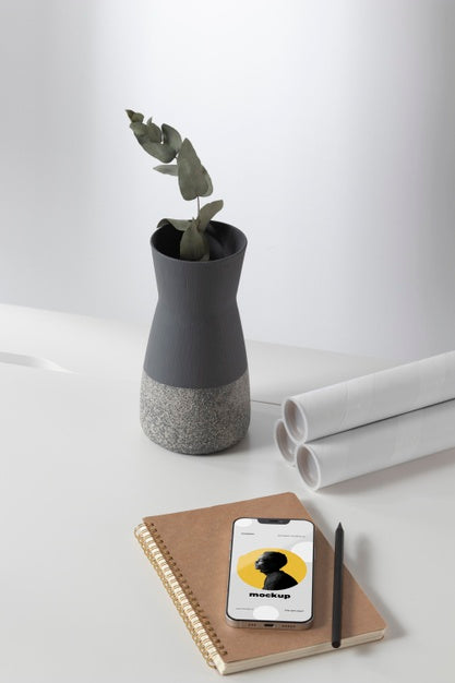 Minimal Desktop Workspace Mock-Up Design Psd