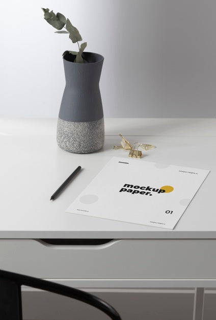 Minimal Desktop Workspace Mock-Up Design Psd