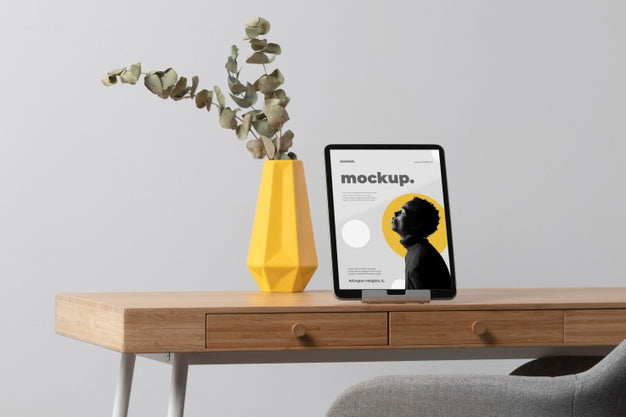 Minimal Desktop Workspace Mock-Up Design Psd