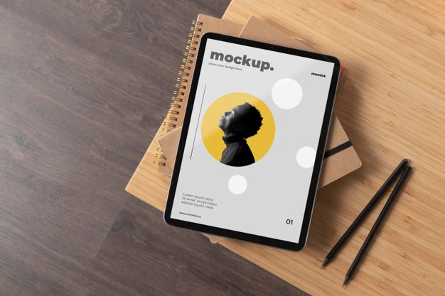 Minimal Desktop Workspace Mock-Up Design Psd