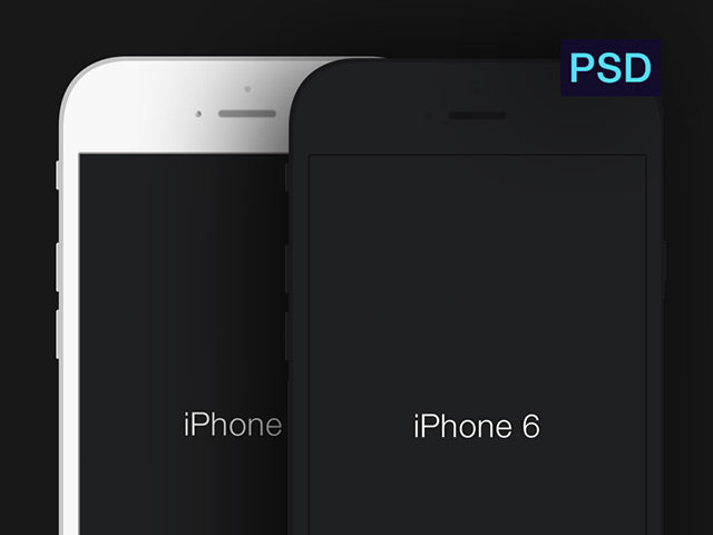 Minimal Iphone 6 Mockups – Psd