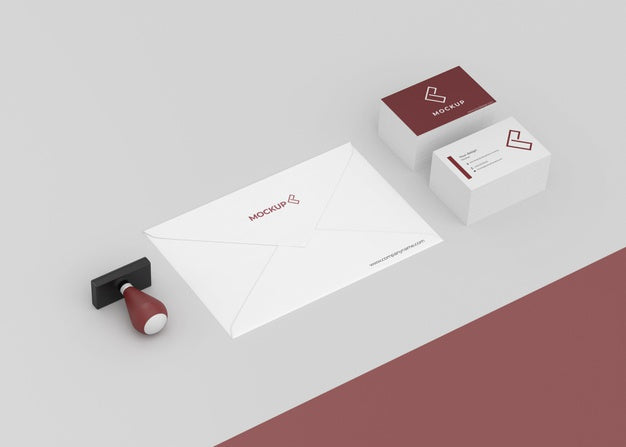 Minimal Mock-Up Stationery Assortment Psd