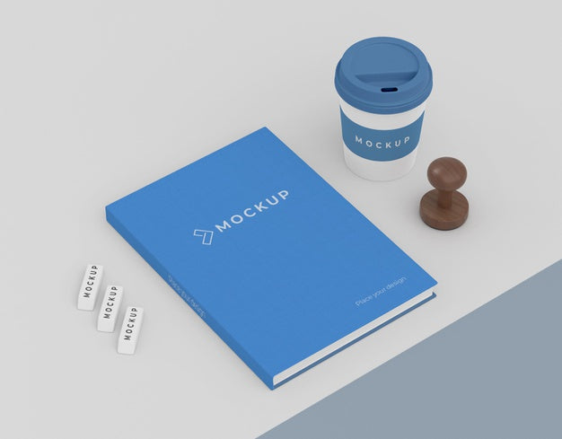 Minimal Mock-Up Stationery Composition Psd