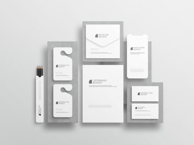 Minimal Stationary Set Mockup Psd