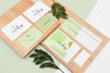 Minimal Stationery And Leaves Psd