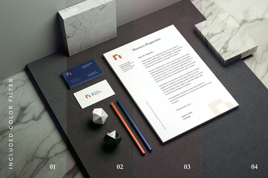 Minimal Stationery Mockup
