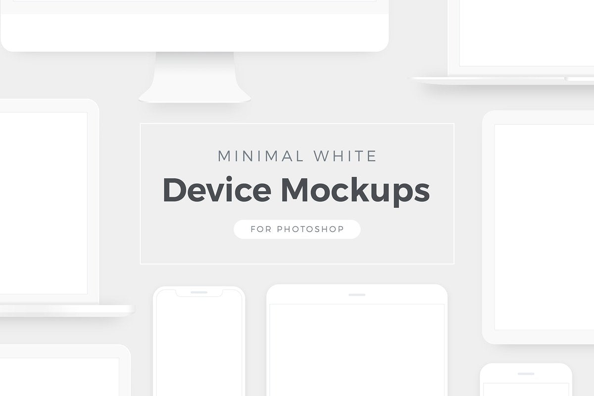 Minimal White Device Mockups