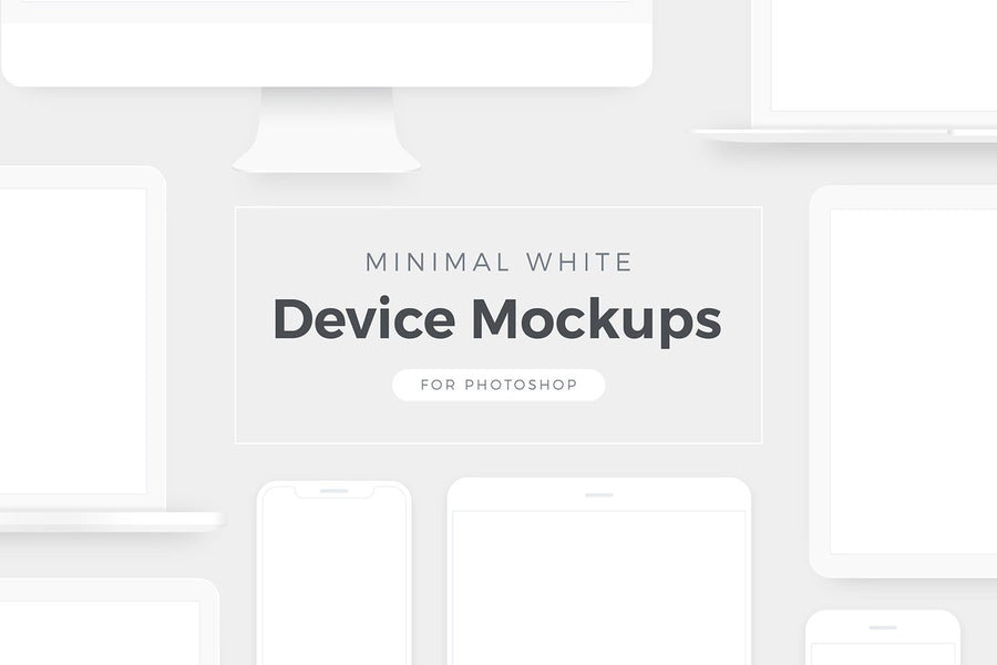 Minimal White Device Mockups