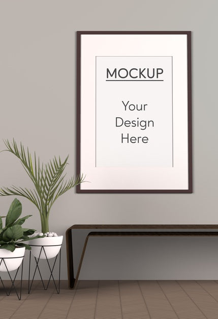 Minimalism Concept Interior Design Psd