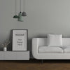 Minimalism Concept With White Sofa Psd