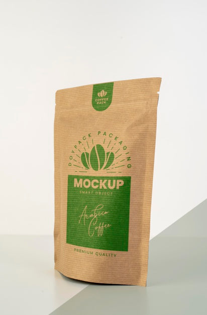 Minimalist Assortment Of Doypack Mock-Up Psd