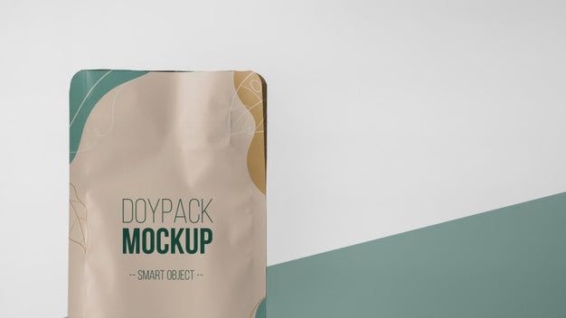 Minimalist Assortment Of Doypack Mock-Up Psd