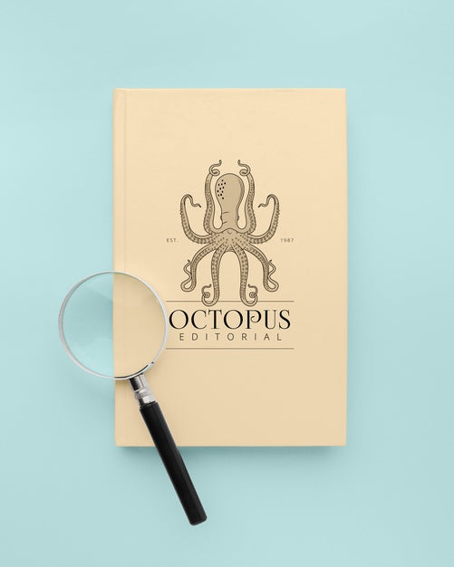 Minimalist Book Cover Mock-Up Arrangement Psd