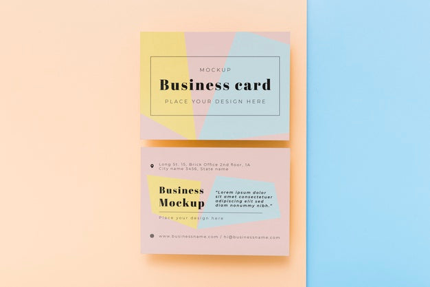 Minimalist Business Card Mockup Psd