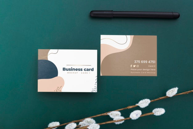 Minimalist Business Card Mockup Psd