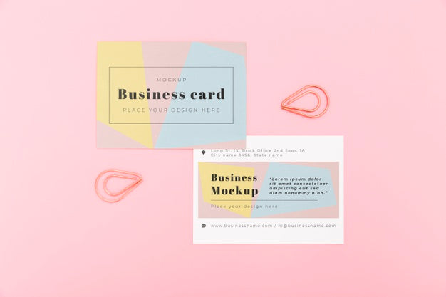 Minimalist Business Card Mockup Psd