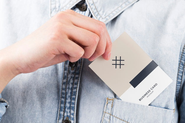 Minimalist Business Card Mockup Psd