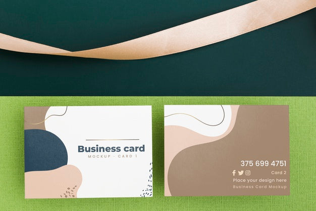Minimalist Business Card Mockup Psd