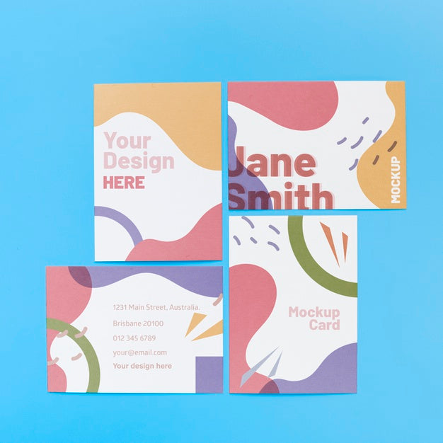 Minimalist Business Card Mockup Psd