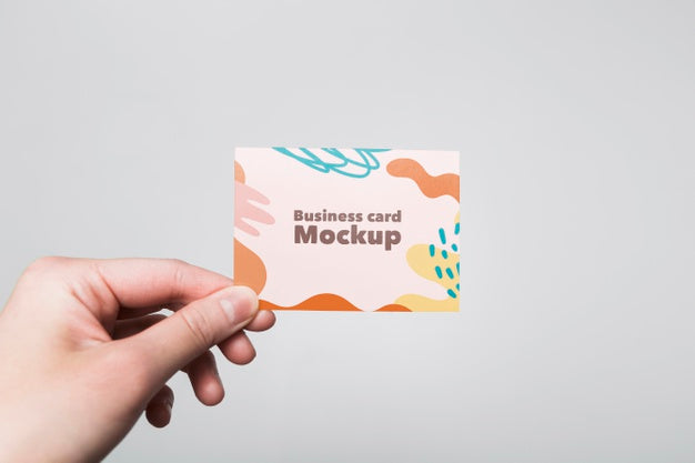 Minimalist Business Card Mockup Psd