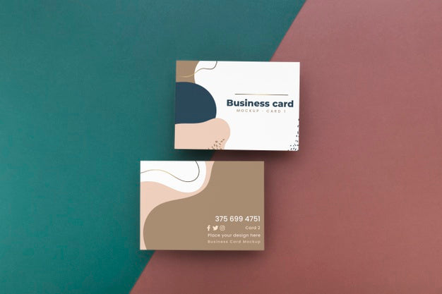 Minimalist Business Card Mockup Psd