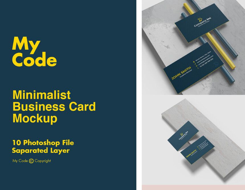 Minimalist Business Card Mockup
