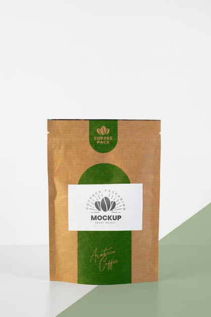 Minimalist Composition Of Doypack Mock-Up Psd