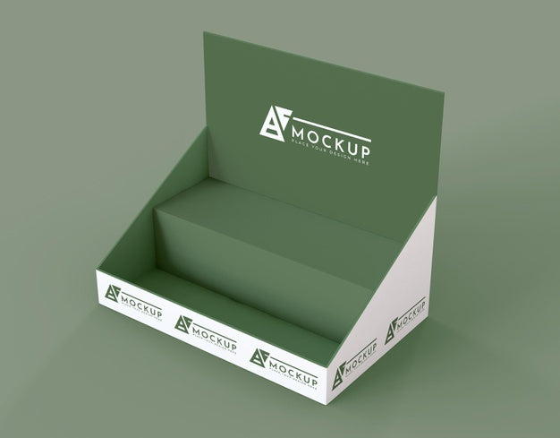 Minimalist Green Exhibitor Mock-Up Psd