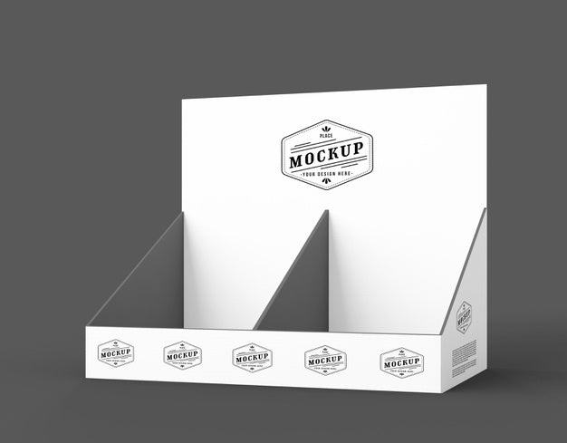 Minimalist Grey Exhibitor Mock-Up Psd