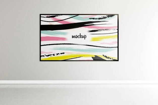 Minimalist Home Assortment With Frame Mock-Up Psd