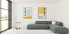 Minimalist Interior Arrangement With Frames Mock-Up Psd