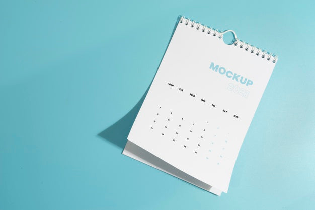 Minimalist Mock-Up Calendar Assortment Psd