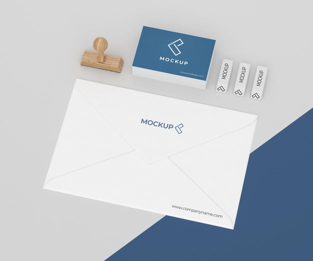 Minimalist Mock-Up Stationery Composition Psd