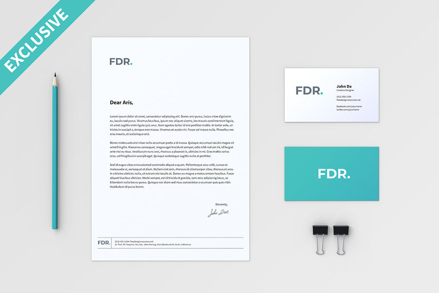 Minimalist Stationery Mockup Vol. 1
