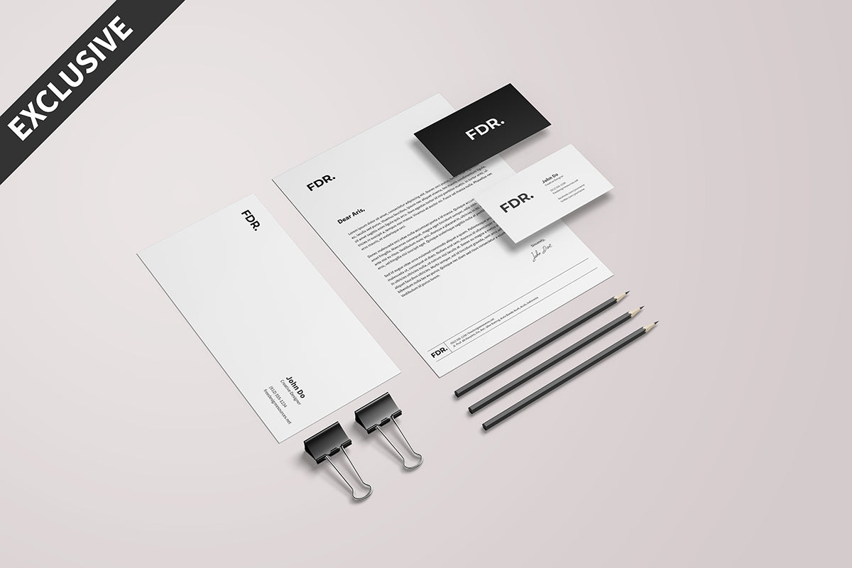 Minimalist Stationery Mockup Vol. 2