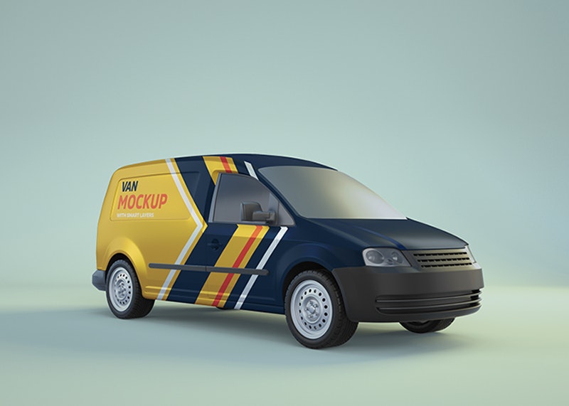 Minivan Psd Mockup