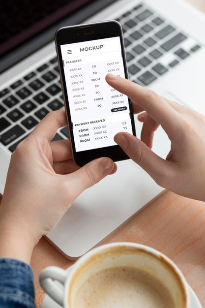 Mobile Payment App Mock-Up Psd