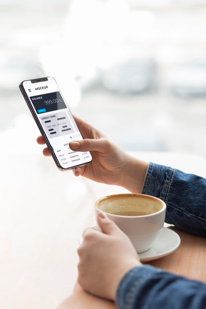 Mobile Payment App Mock-Up Psd
