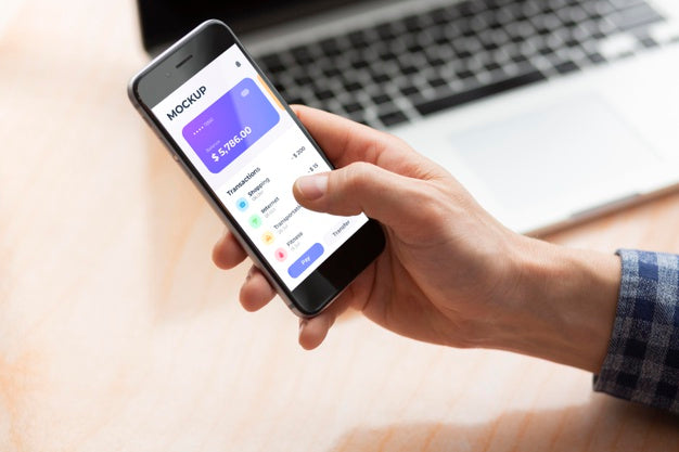 Mobile Payment App Mock-Up Psd