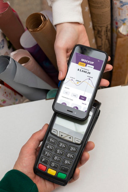 Mobile Payment Application Mock-Up Psd