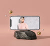 Mobile Phone 3D Mock-Up On Marble Rock Psd