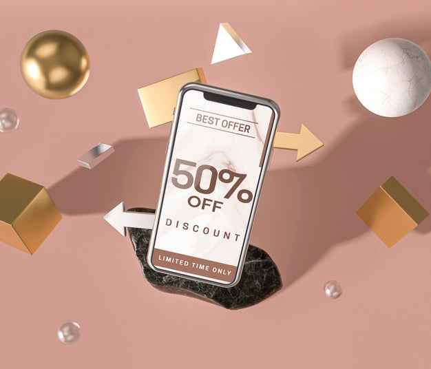 Mobile Phone 3D Mock-Up Psd