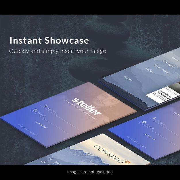 Mobile Phone Screen Mock Up Psd
