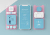 Mobile Phone User Interface Mock-Up Psd