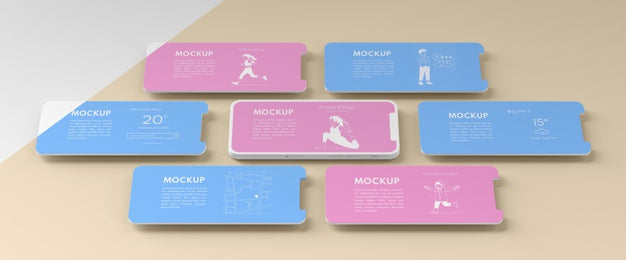 Mobile Phone User Interface Mock-Up Psd